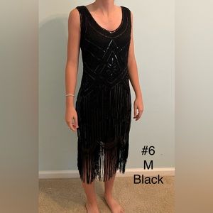 Formal dress. 1920 flapper dress.